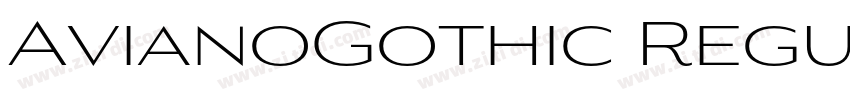 AvianoGothic Regular字体转换